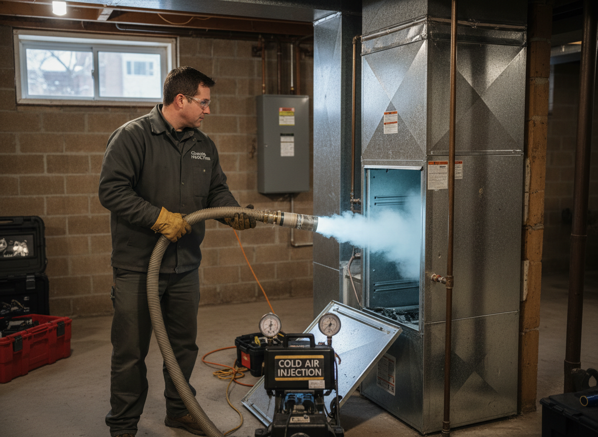 Furnace Blowing Cold Air in Chicago 60634