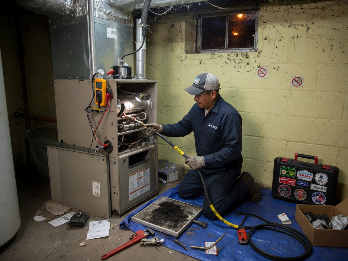 Gas Furnace Repair in Chicago 60634